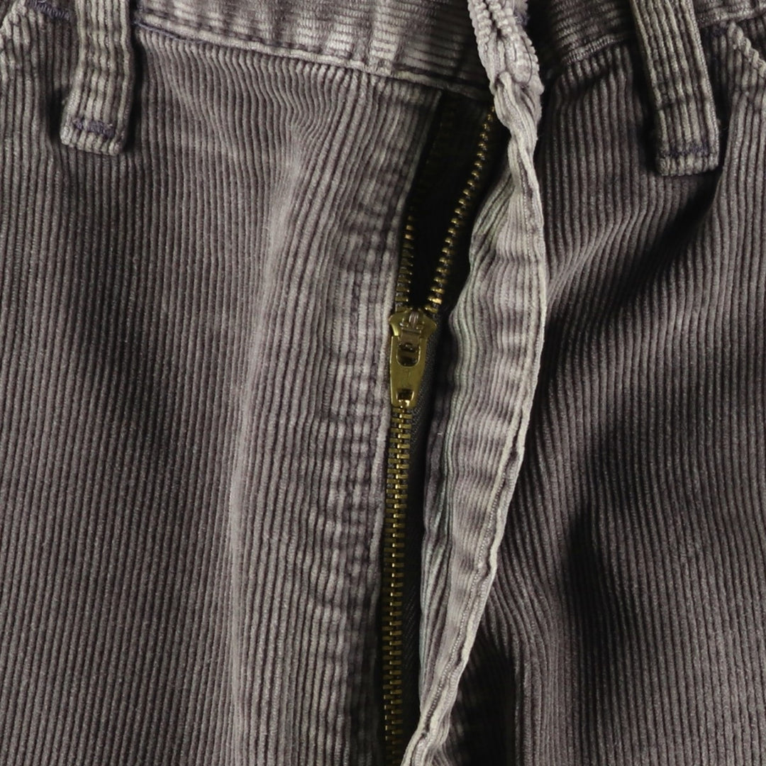 90'S Rustler Regular Fit Corduroy Pants, Made in USA, Men's, Size W33, Vintage unclear gray type Vintage Second Hand