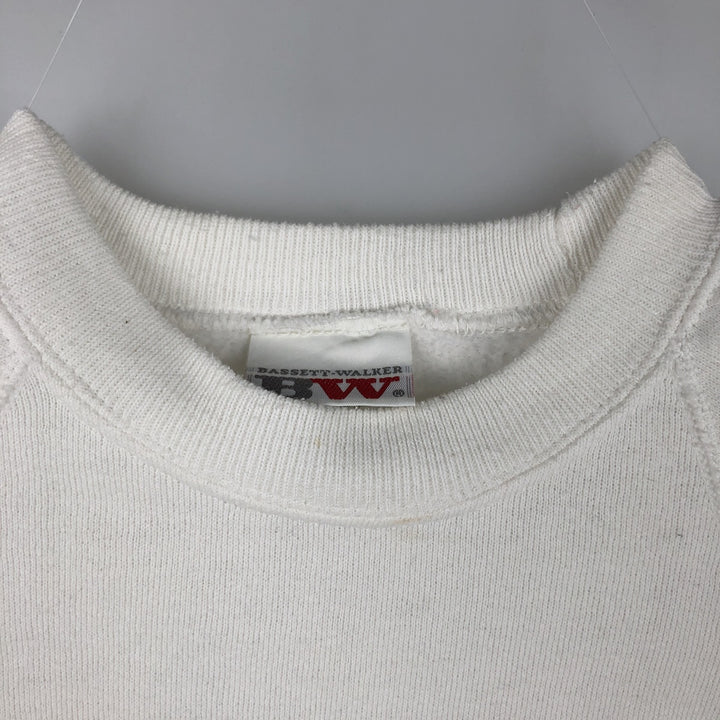 Vintage 80s-90'S BASSETT-WALKER Shar Pei Dog Print Animal Sweatshirt, Made in USA, Women's Size Small cotton white type Vintage Second Hand