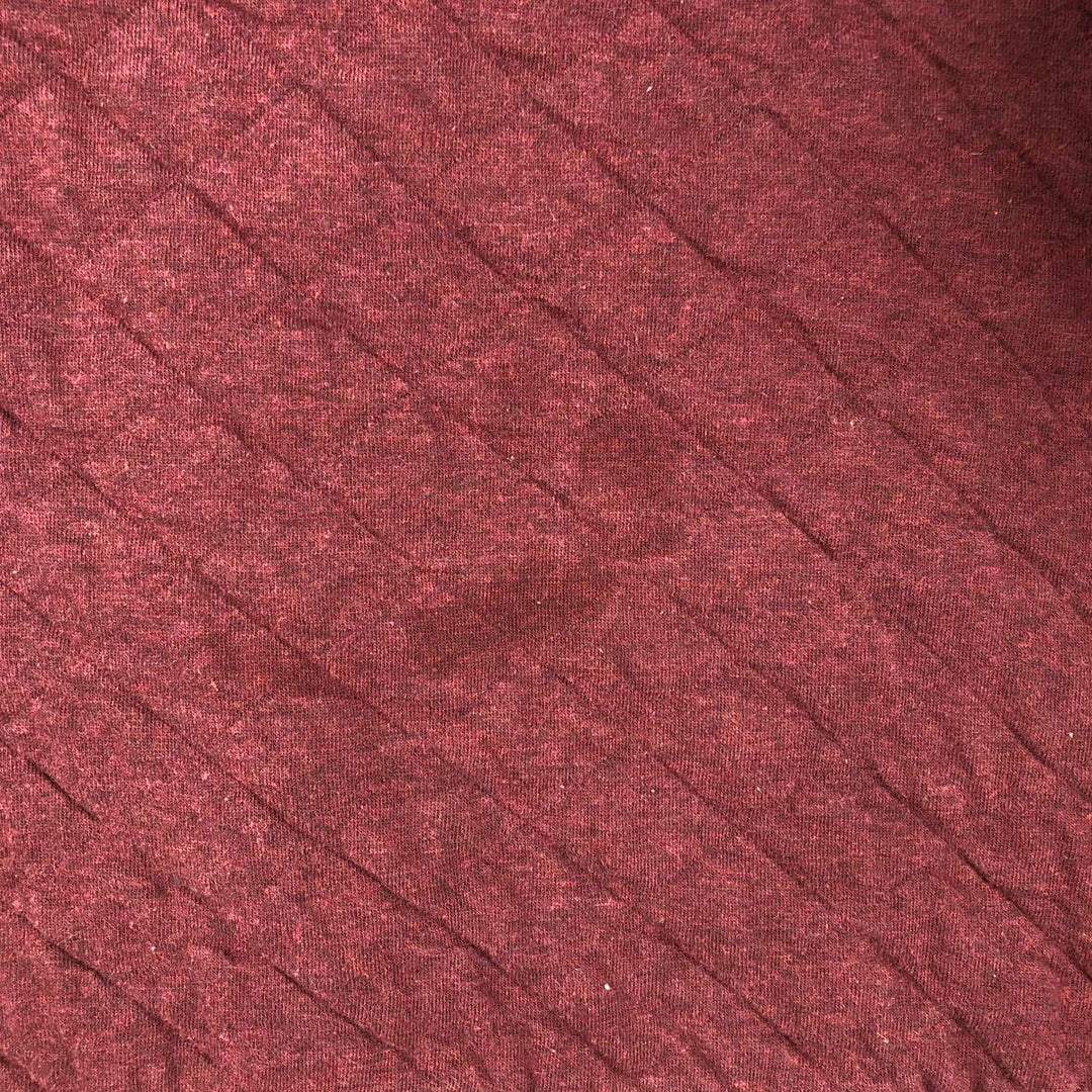 Patagonia Organic Cotton Quilted Crew Sweatshirt (25310FA20) with a Single Logo, Women's Size XL cotton wine-red Vintage Second Hand