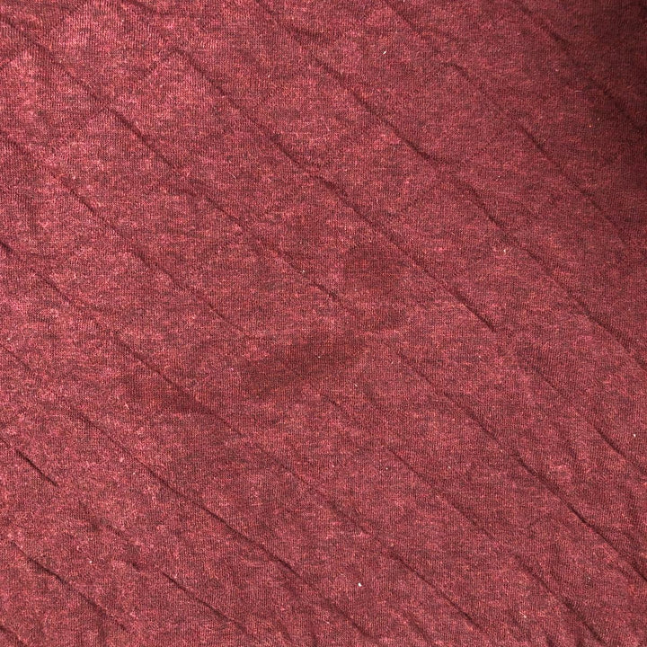 Patagonia Organic Cotton Quilted Crew Sweatshirt (25310FA20) with a Single Logo, Women's Size XL cotton wine-red Vintage Second Hand