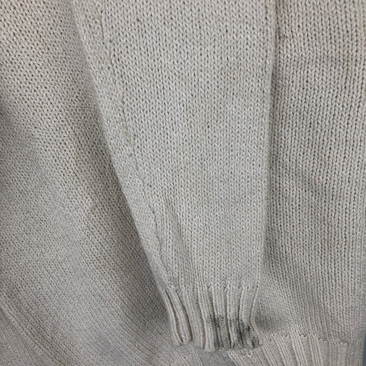 Ralph Lauren POLO by Ralph Lauren Cotton Knit Sweater Men's L size cotton unbleached Vintage Second Hand