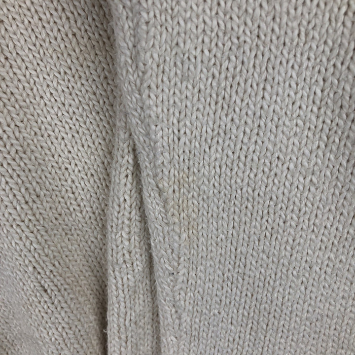 Ralph Lauren POLO by Ralph Lauren Cotton Knit Sweater Men's L size cotton unbleached Vintage Second Hand