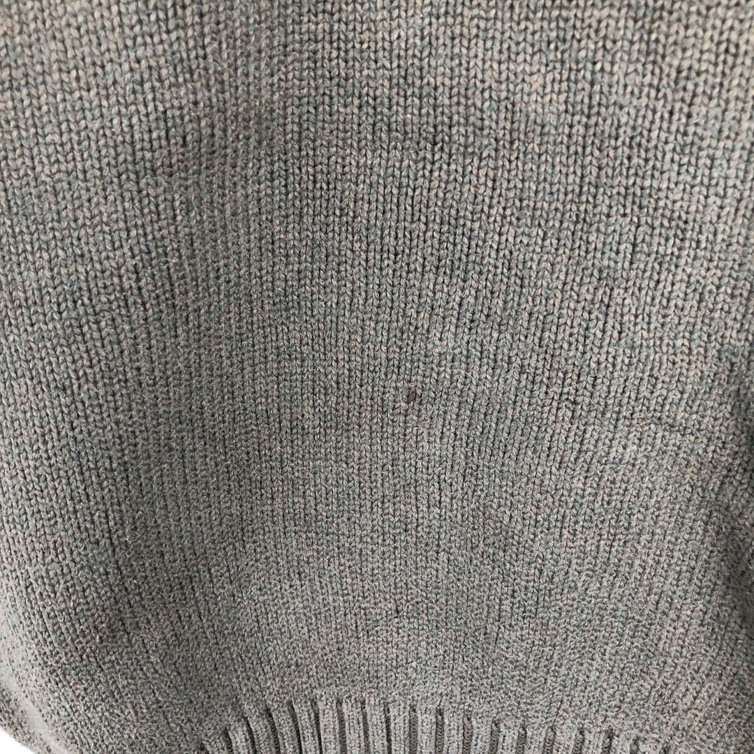 Ralph Lauren POLO by Ralph Lauren Cotton Knit Sweater Men's XL cotton Khaki type Vintage Second Hand