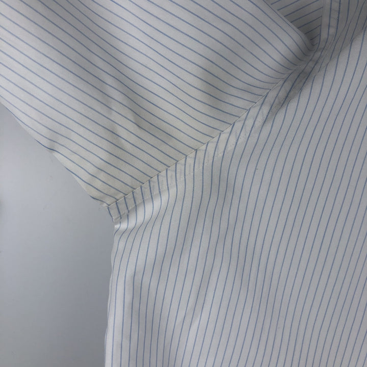 Brooks Brothers 346 Long Sleeve Cotton Striped Shirt, Men's XL cotton white type Vintage Second Hand