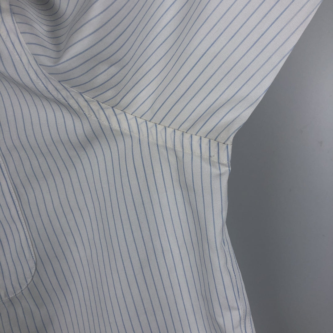 Brooks Brothers 346 Long Sleeve Cotton Striped Shirt, Men's XL cotton white type Vintage Second Hand