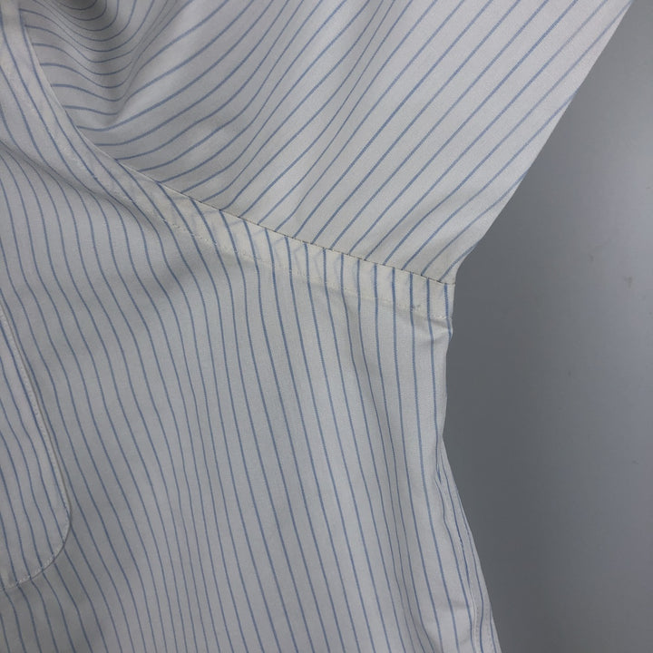 Brooks Brothers 346 Long Sleeve Cotton Striped Shirt, Men's XL cotton white type Vintage Second Hand