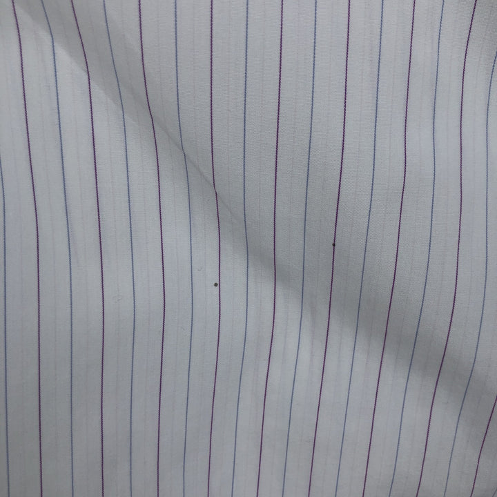Brooks Brothers 346 Long Sleeve Cotton Striped Shirt, Men's XL cotton white type Vintage Second Hand