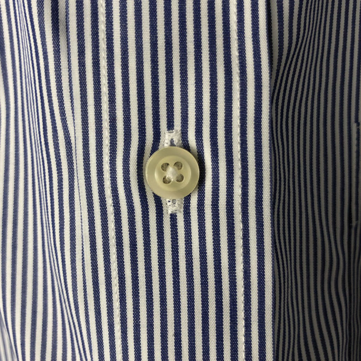 Brooks Brothers 346 Long Sleeve Button-Down Striped Shirt, Men's Size L cotton white type Vintage Second Hand