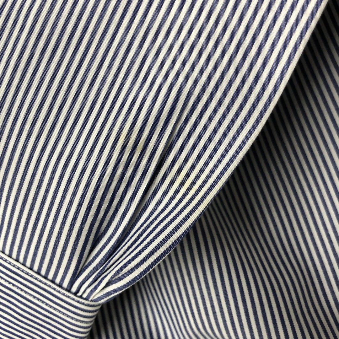 Brooks Brothers 346 Long Sleeve Button-Down Striped Shirt, Men's Size L cotton white type Vintage Second Hand