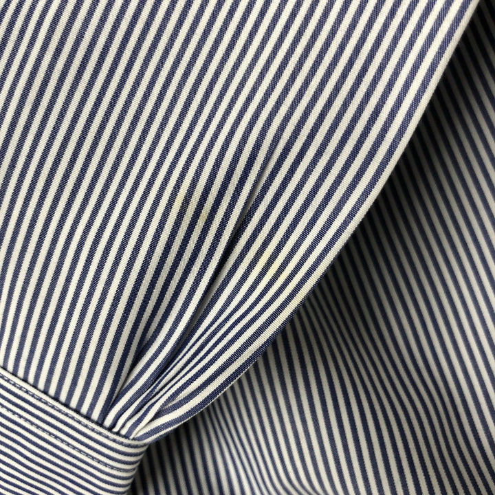 Brooks Brothers 346 Long Sleeve Button-Down Striped Shirt, Men's Size L cotton white type Vintage Second Hand