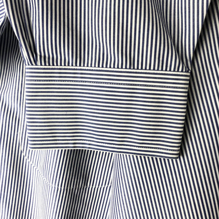 Brooks Brothers 346 Long Sleeve Button-Down Striped Shirt, Men's Size L cotton white type Vintage Second Hand
