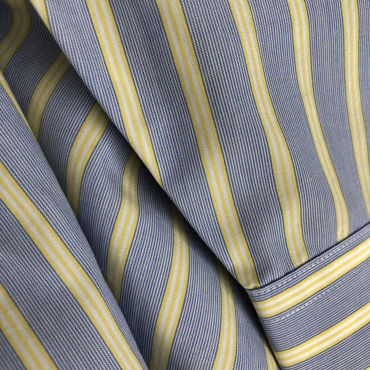 Brooks Brothers Est.1818 Long Sleeve Button-Down Striped Shirt, Men's Size L cotton Blue type light blue Vintage Second Hand