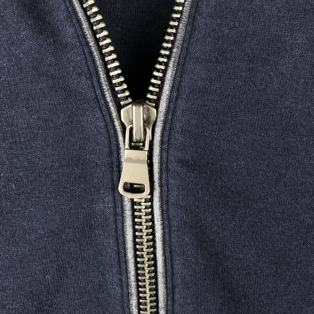 Ralph Lauren POLO by Ralph Lauren high-neck full-zip sweatshirt, men's size XL cotton navy blue type Vintage Second Hand