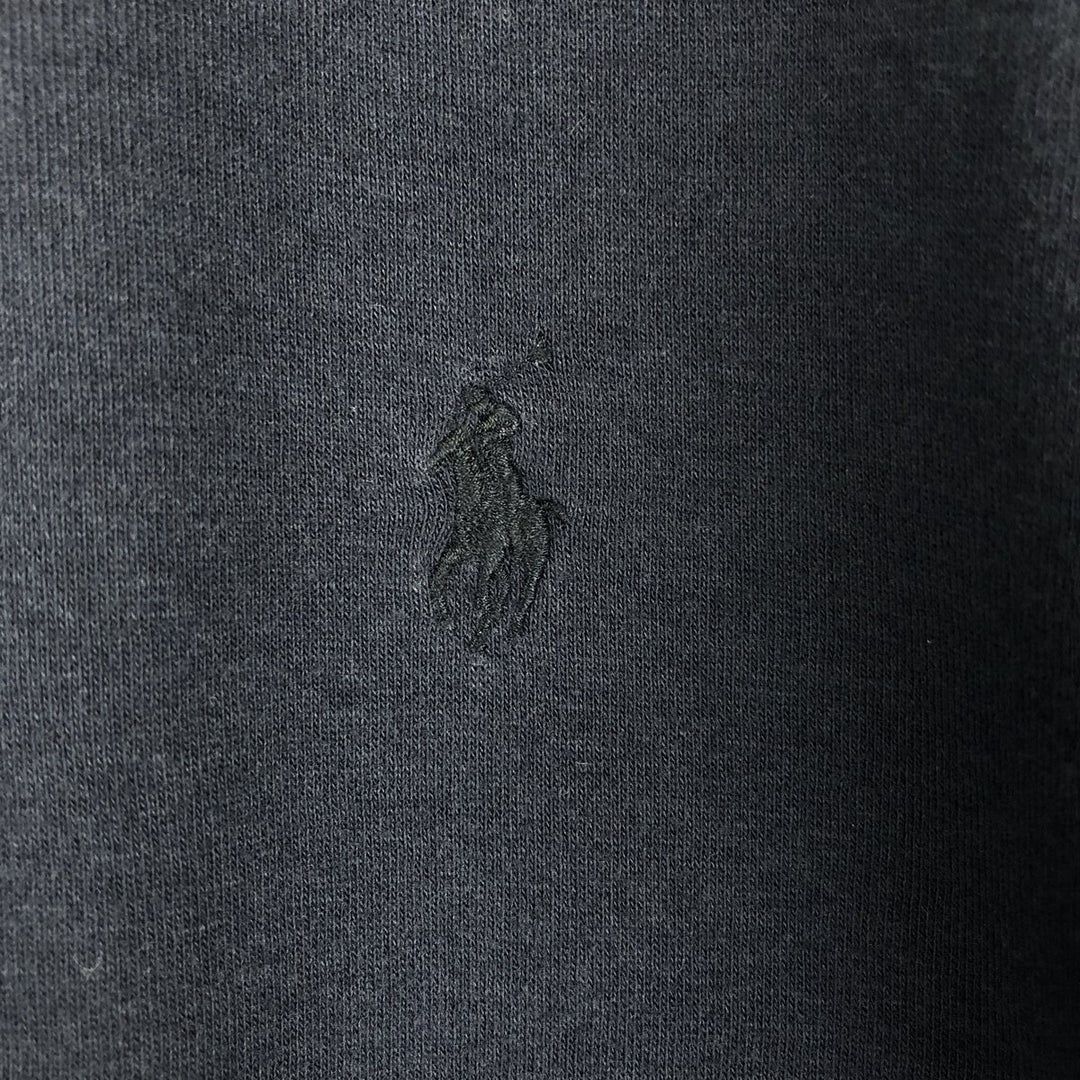 Ralph Lauren POLO by Ralph Lauren high-neck full-zip sweatshirt, men's size XL cotton navy blue type Vintage Second Hand