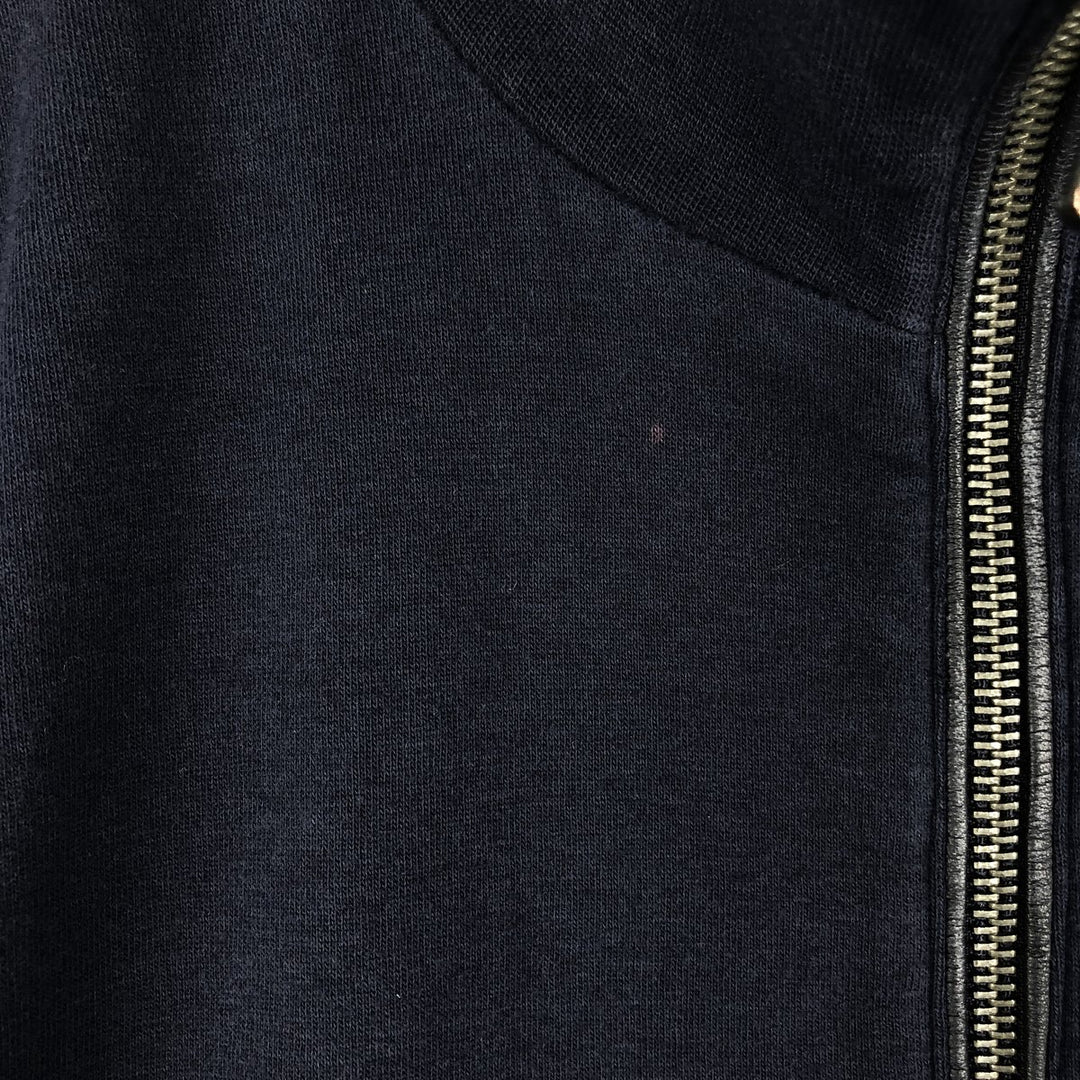 Ralph Lauren POLO by Ralph Lauren high-neck full-zip sweatshirt, men's size XL cotton navy blue type Vintage Second Hand