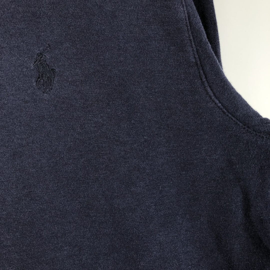 Ralph Lauren POLO by Ralph Lauren high-neck full-zip sweatshirt, men's size XL cotton navy blue type Vintage Second Hand