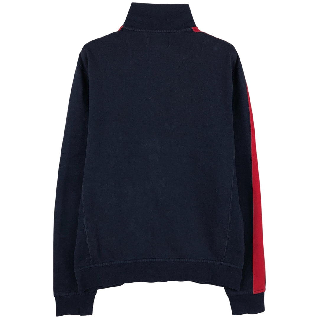 Ralph Lauren Polo by Ralph Lauren full-zip sweatshirt, men's size M cotton navy blue type Vintage Second Hand