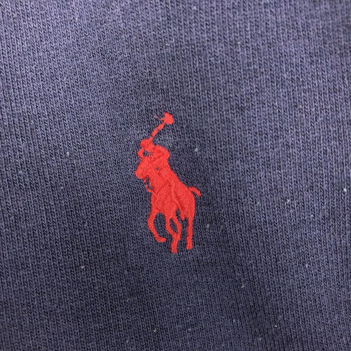 Ralph Lauren Polo by Ralph Lauren full-zip sweatshirt, men's size M cotton navy blue type Vintage Second Hand