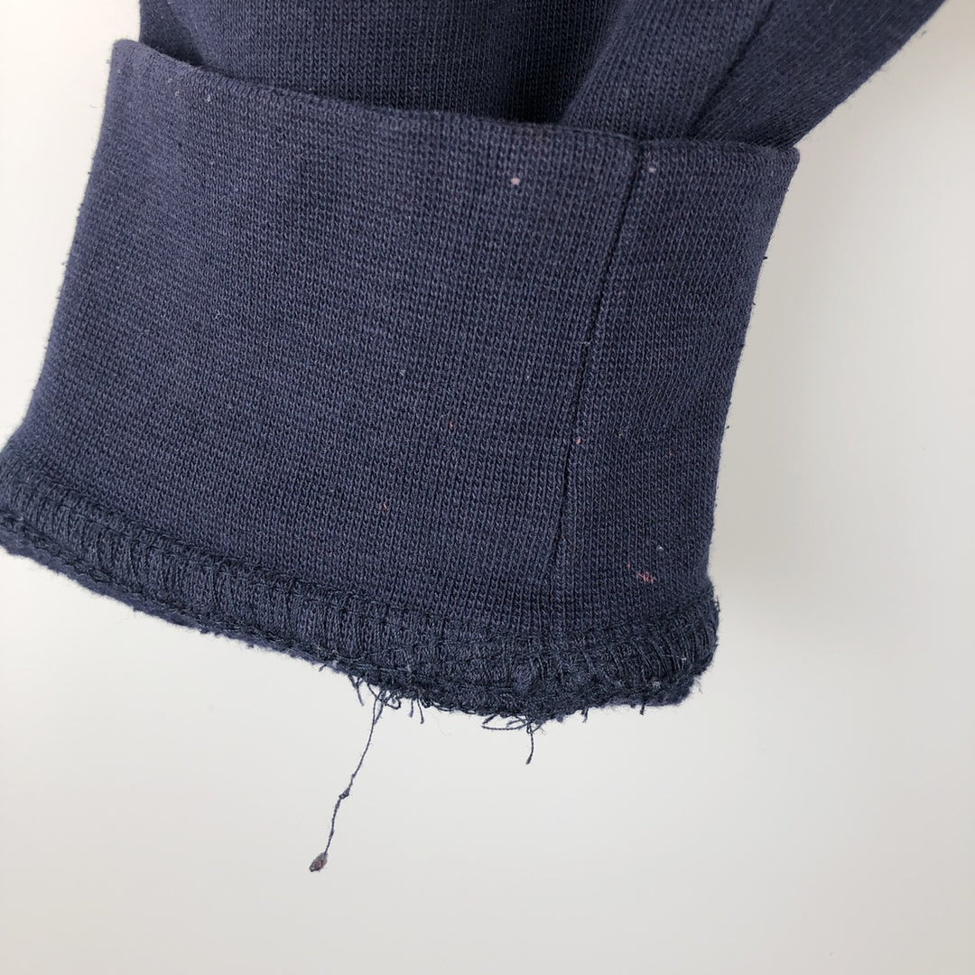 Ralph Lauren Polo by Ralph Lauren full-zip sweatshirt, men's size M cotton navy blue type Vintage Second Hand