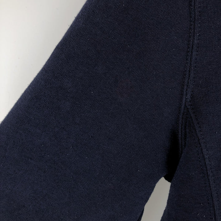 Ralph Lauren Polo by Ralph Lauren full-zip sweatshirt, men's size M cotton navy blue type Vintage Second Hand