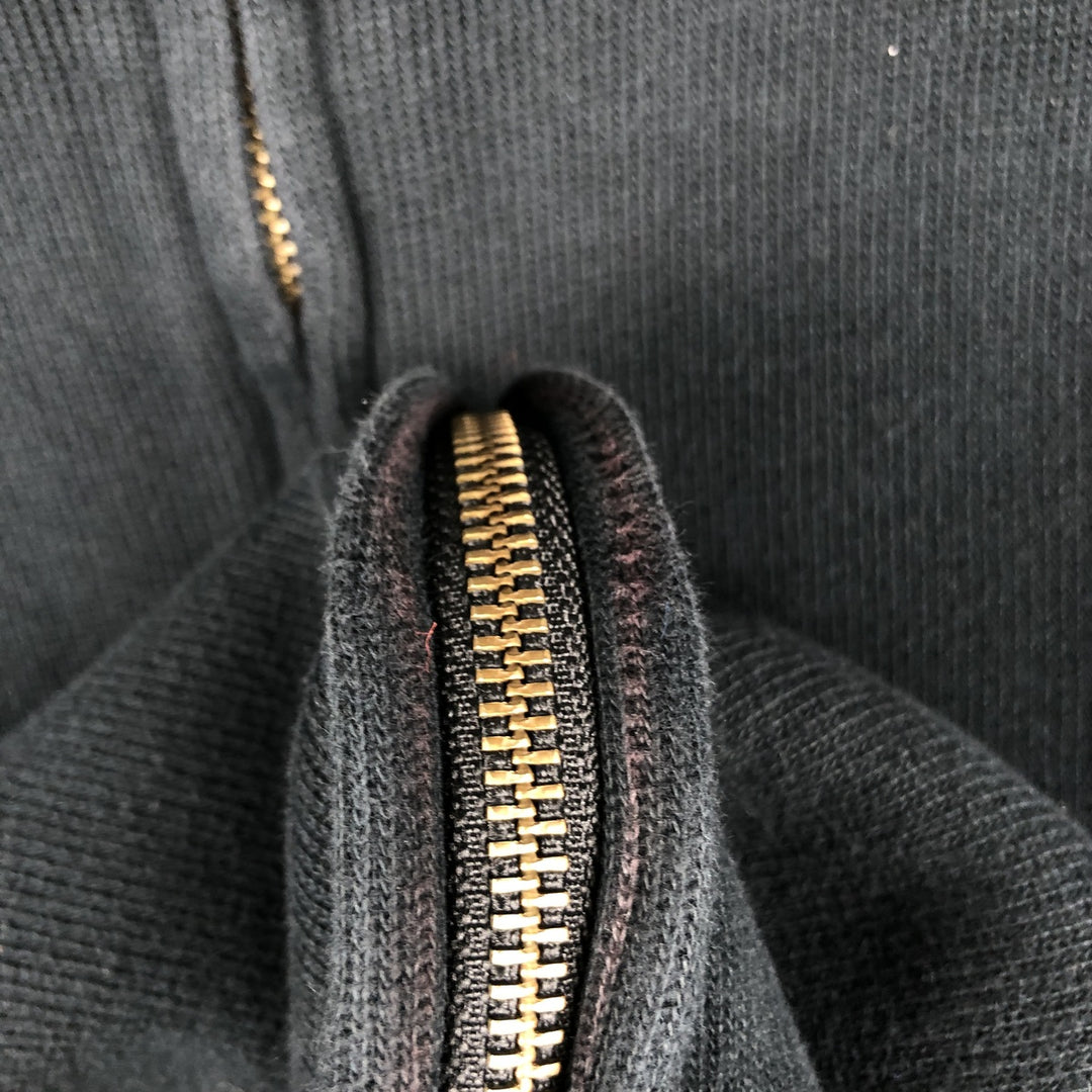 Ralph Lauren POLO by Ralph Lauren high-neck full-zip sweatshirt, men's size L cotton black type Vintage Second Hand