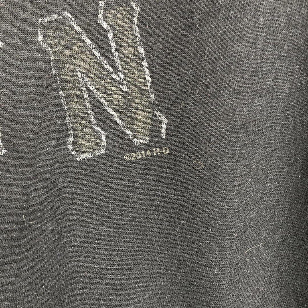 Harley-Davidson High-Neck Full-Zip Sweatshirt, Men's Size L cotton black type Vintage Second Hand