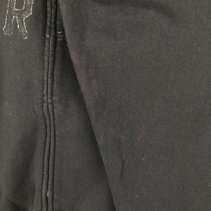 Harley-Davidson High-Neck Full-Zip Sweatshirt, Men's Size L cotton black type Vintage Second Hand