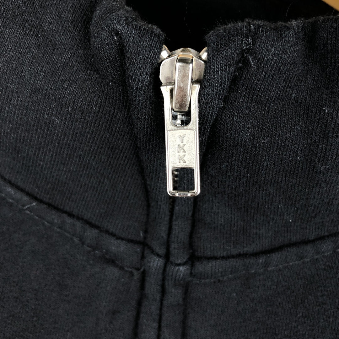 Harley-Davidson High-Neck Full-Zip Sweatshirt, Men's Size L cotton black type Vintage Second Hand
