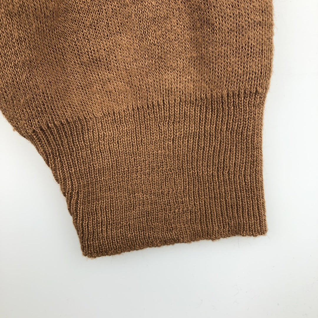 Vintage SPORT WEAR polo knit sweater, made in the USA, men's size XL unclear Camel type Vintage Second Hand