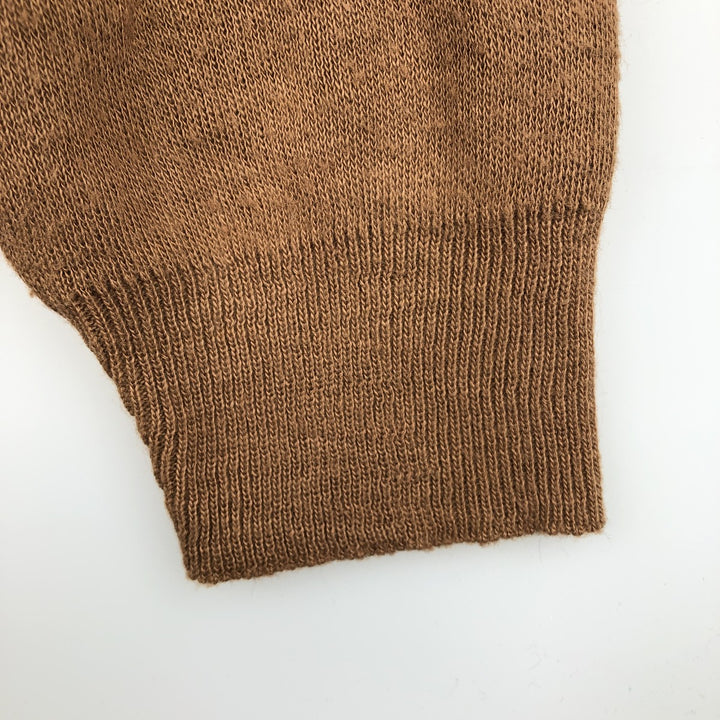 Vintage SPORT WEAR polo knit sweater, made in the USA, men's size XL unclear Camel type Vintage Second Hand
