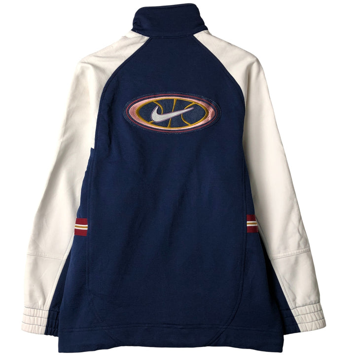 90'S Nike Back Logo Track Jacket, Men's Size Small, Vintage polyester navy blue type Vintage Second Hand