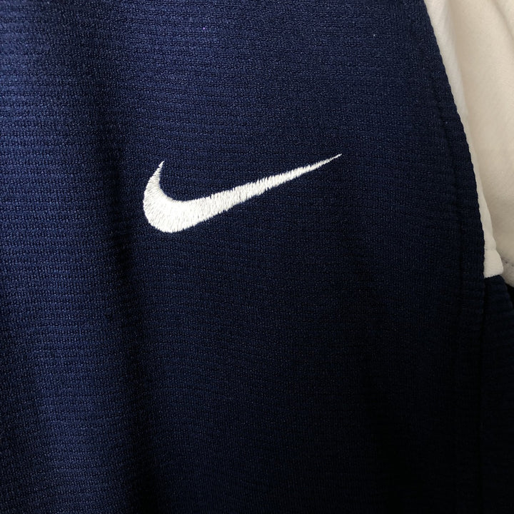 90'S Nike Back Logo Track Jacket, Men's Size Small, Vintage polyester navy blue type Vintage Second Hand