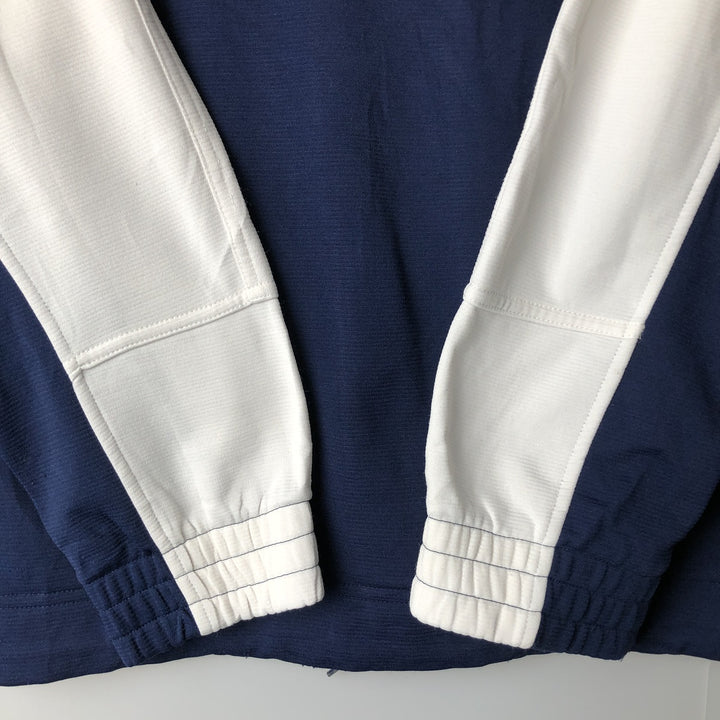 90'S Nike Back Logo Track Jacket, Men's Size Small, Vintage polyester navy blue type Vintage Second Hand