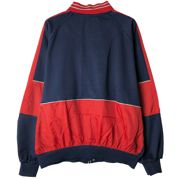 90'S Nike Jersey Track Jacket Men's L Size Vintage polyester navy blue type Vintage Second Hand