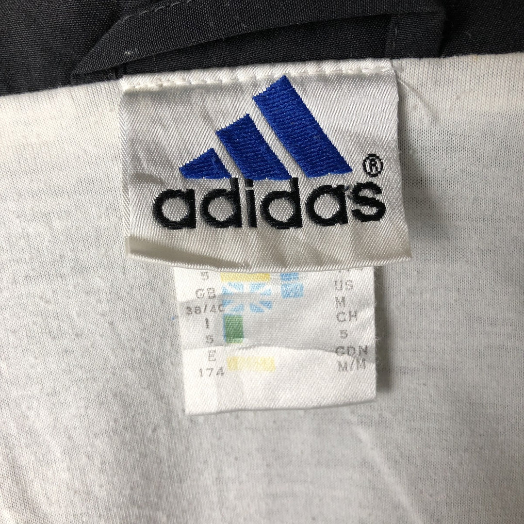 90'S Adidas Jersey Track Jacket Men's M Vintage polyester black type Vintage Second Hand