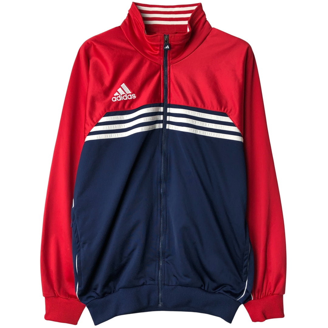00'S adidas jersey track jacket, men's size M polyester red type Vintage Second Hand
