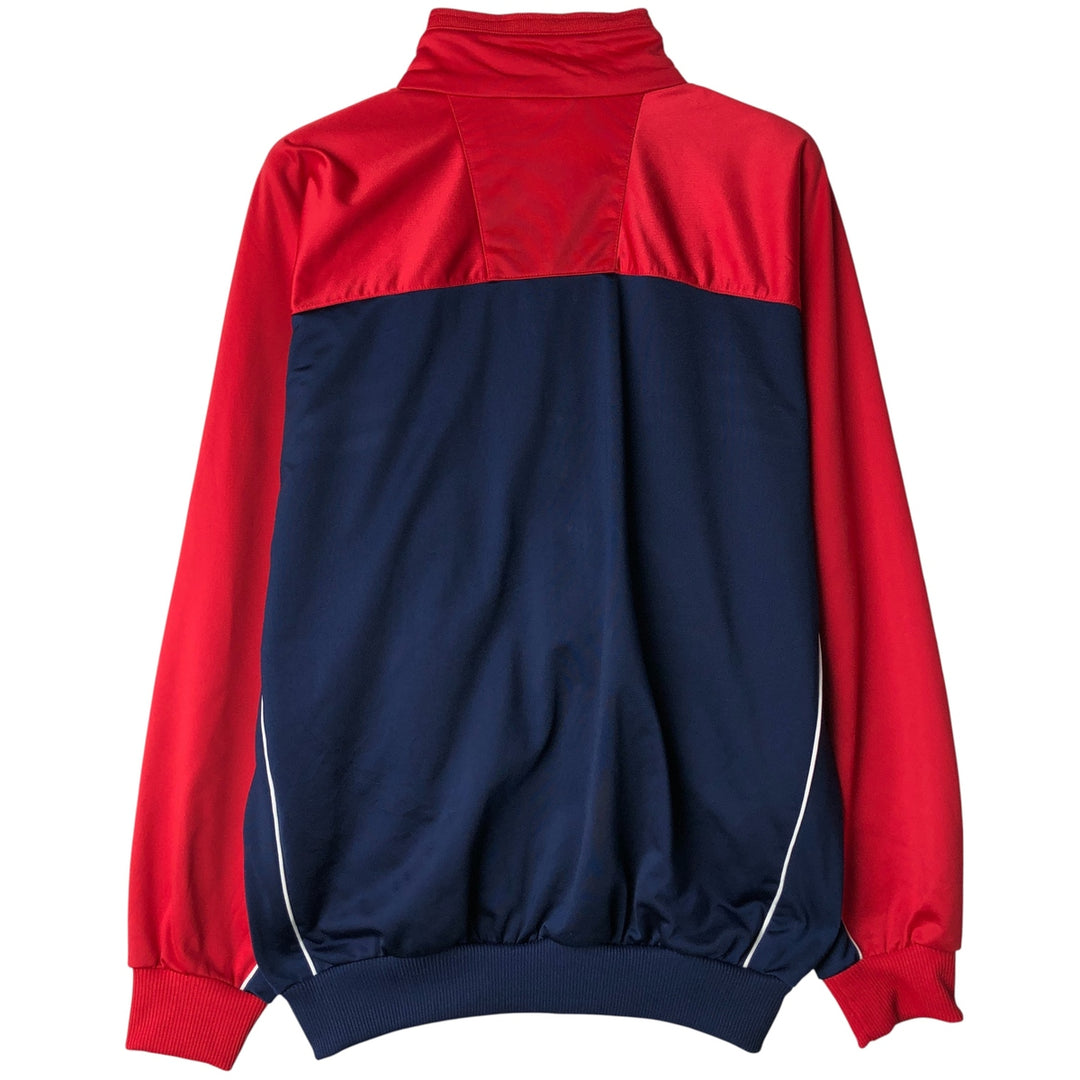 00'S adidas jersey track jacket, men's size M polyester red type Vintage Second Hand