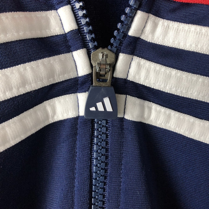 00'S adidas jersey track jacket, men's size M polyester red type Vintage Second Hand