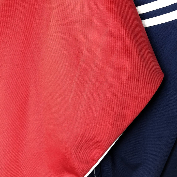 00'S adidas jersey track jacket, men's size M polyester red type Vintage Second Hand
