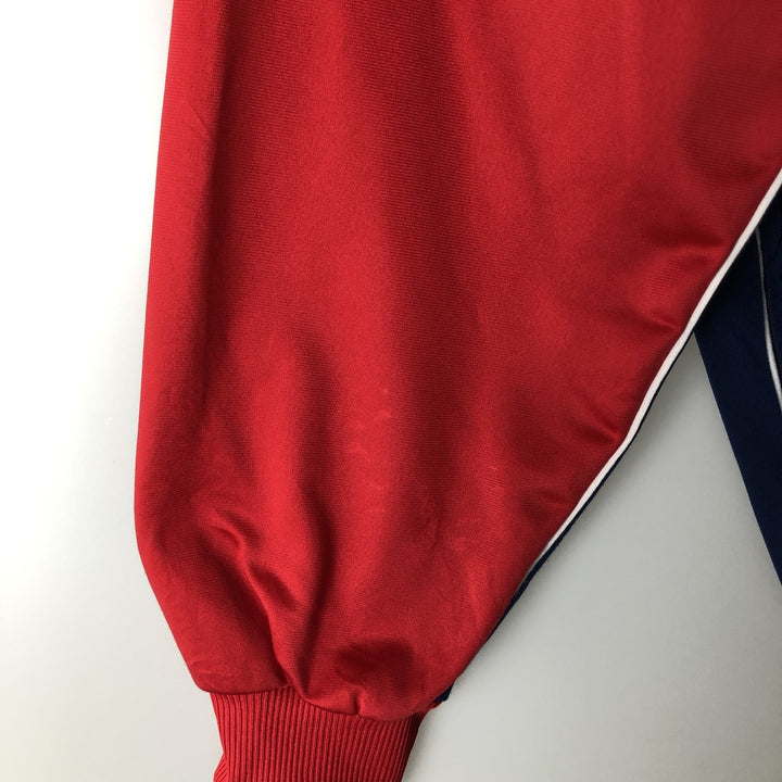 00'S adidas jersey track jacket, men's size M polyester red type Vintage Second Hand