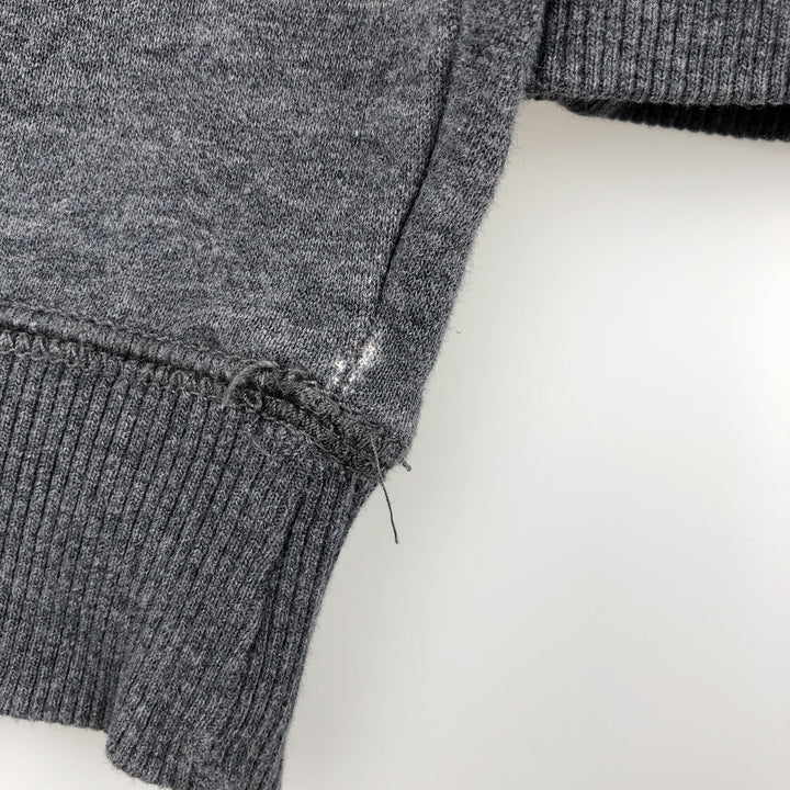 Nike Sweat Full Zip Hoodie, Men's M Size cotton Charcoal Vintage Second Hand