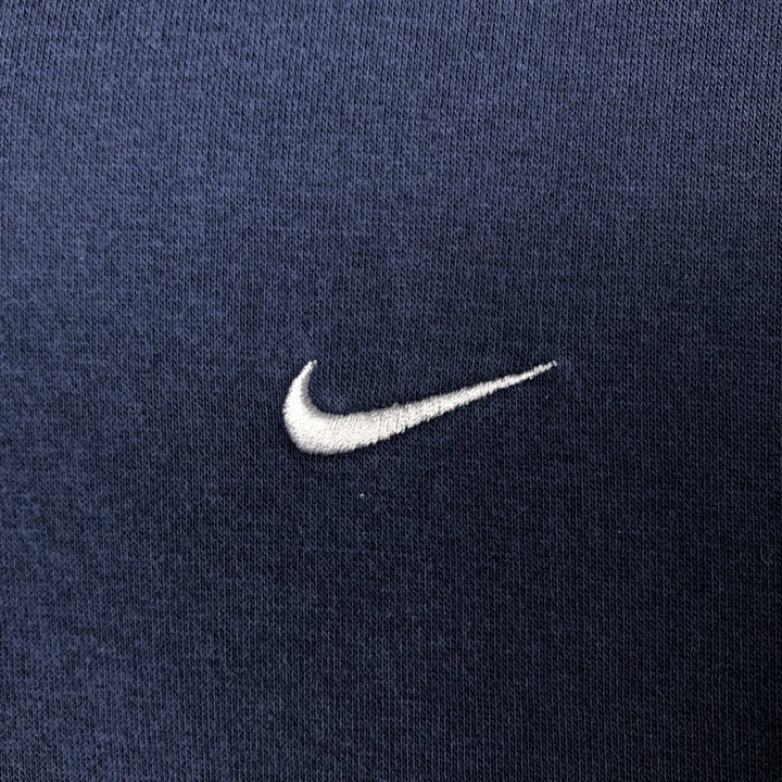 Nike The Athletic Dept. Sweatshirt Full-Zip Hoodie, Men's Size L cotton navy blue type Vintage Second Hand