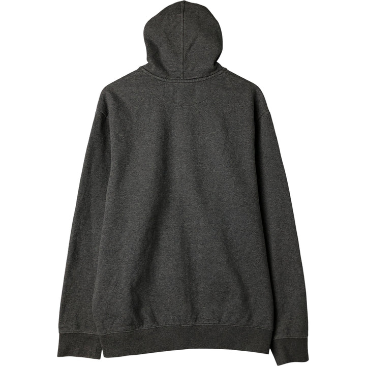 Nike Sweat Full Zip Hoodie Men's Size L cotton Charcoal Vintage Second Hand