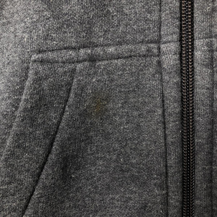 Nike Sweat Full Zip Hoodie Men's Size L cotton Charcoal Vintage Second Hand