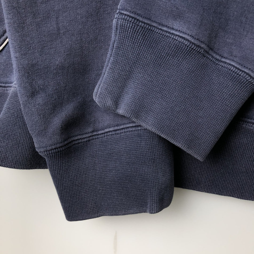 Nike Sweat Full Zip Hoodie Men's Size L cotton Navy blue Vintage Second Hand
