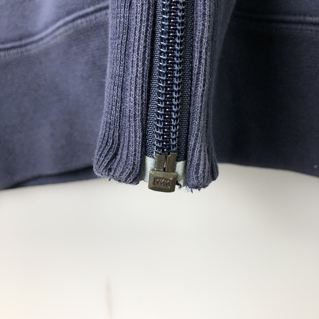 Nike Sweat Full Zip Hoodie Men's Size L cotton Navy blue Vintage Second Hand