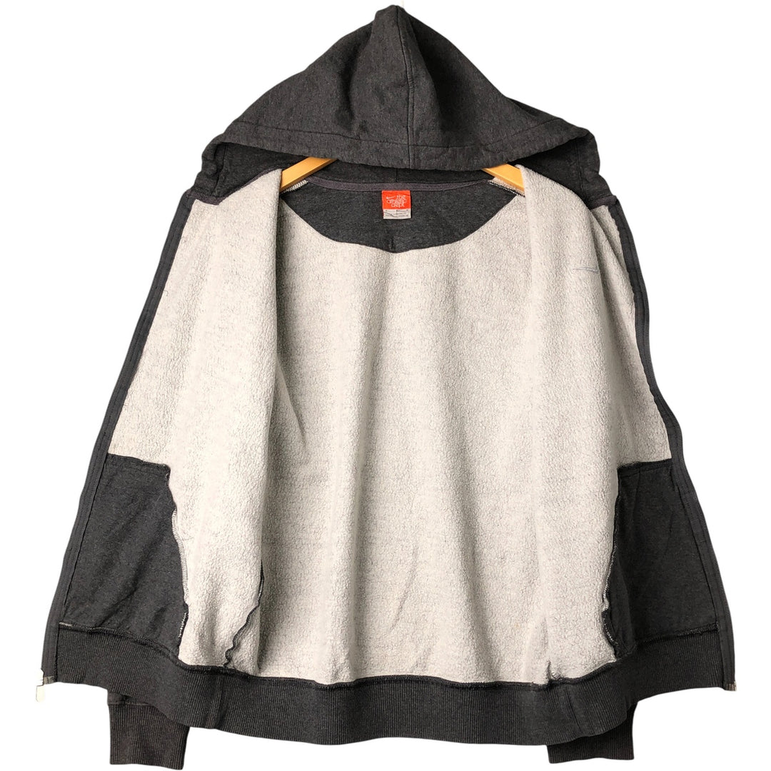 Nike The Athletic Dept. Sweatshirt Full-Zip Hoodie, Men's Size Medium cotton Charcoal Vintage Second Hand