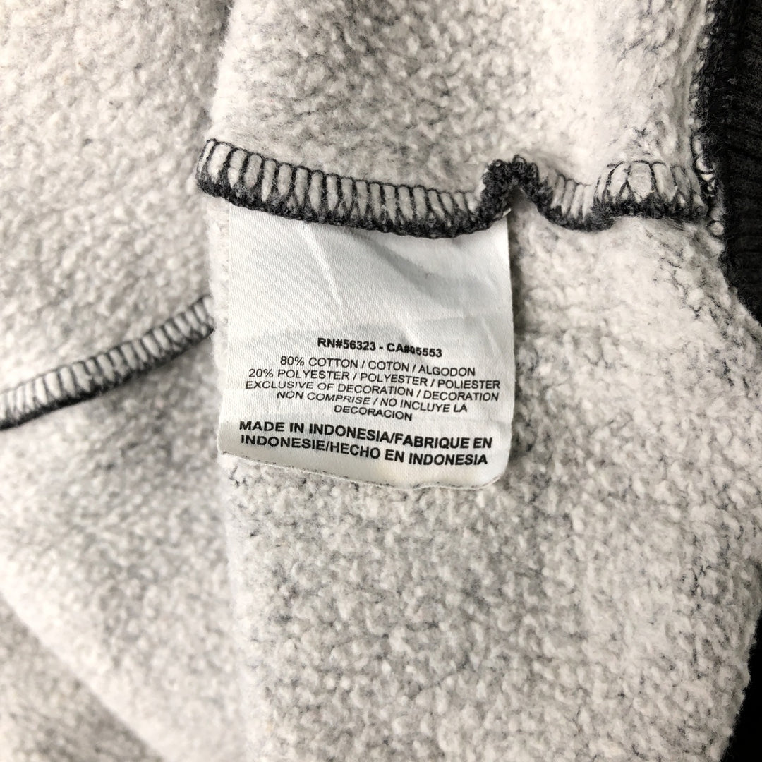 Nike The Athletic Dept. Sweatshirt Full-Zip Hoodie, Men's Size Medium cotton Charcoal Vintage Second Hand