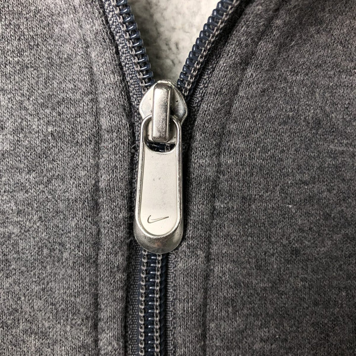 Nike The Athletic Dept. Sweatshirt Full-Zip Hoodie, Men's Size Medium cotton Charcoal Vintage Second Hand