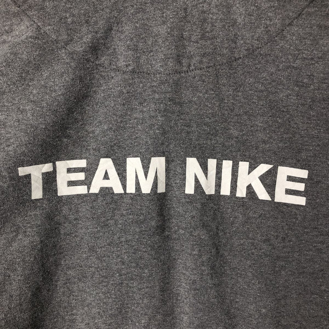 Nike The Athletic Dept. Sweatshirt Full-Zip Hoodie, Men's Size Medium cotton Charcoal Vintage Second Hand